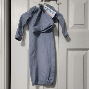 Carter's Soft Blue Infant Sleep Gown